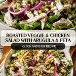 Roasted Veggie & Chicken Glow Salad Recipe