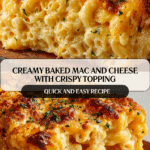 Baked Mac and Cheese Recipe (Cheesy & Creamy) Recipe
