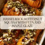 hasselback butternut squash with feta Recipe