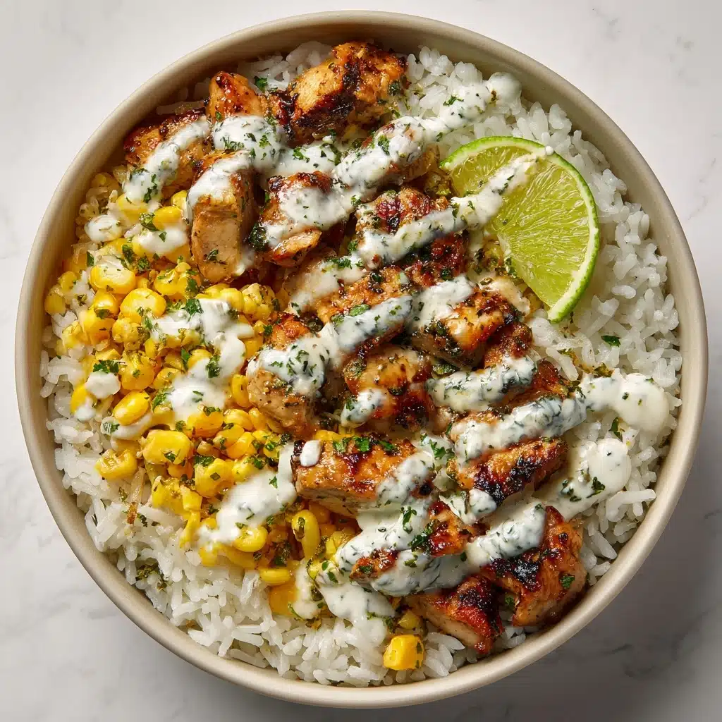 Street Corn Chicken Rice Bowl Recipe