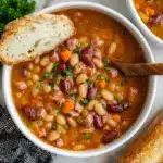 Slow Cooker 15 Bean Soup Recipe