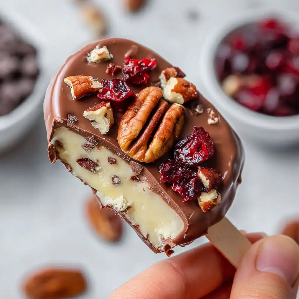 Chocolate Apple Slice Pops Recipe