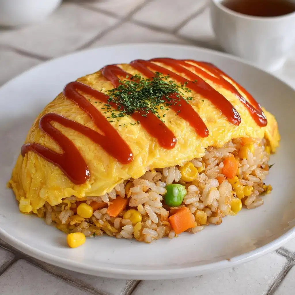 Omurice (Japanese Rice Omelet) Recipe - Recipe Image