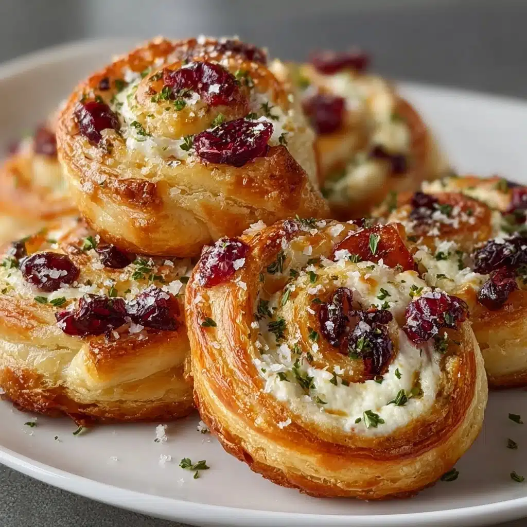 Cranberry Cream Cheese Pinwheels: A Festive Delight! Recipe