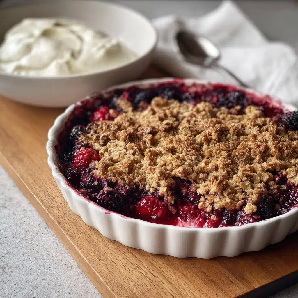 Healthy Baked Berry Crisp Recipe - Recipe Image