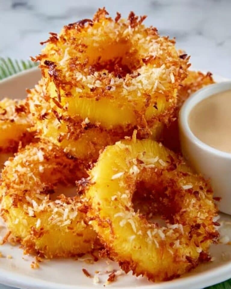 Rum-Soaked Fried Pineapple | Tropical Dessert Recipe