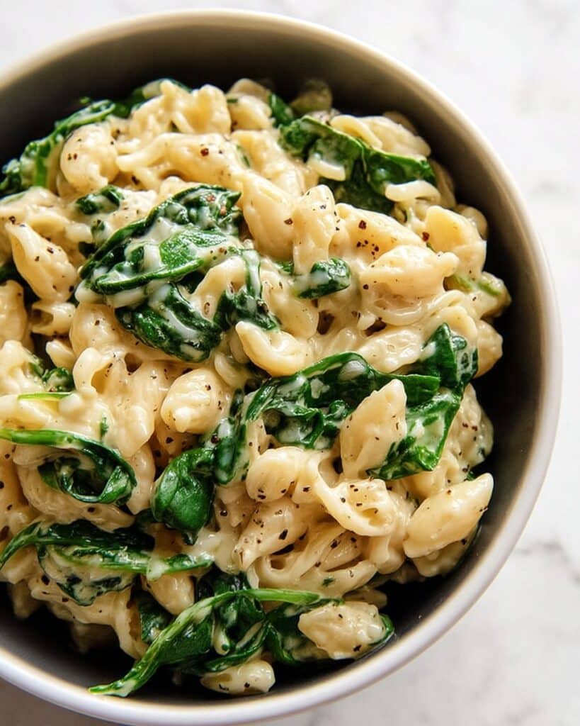 Parmesan Spinach Orzo Recipe