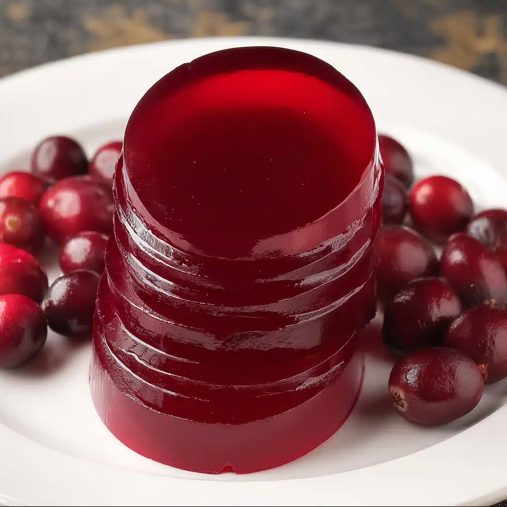 Jellied Cranberry Sauce {canned or refrigerated} Recipe - Recipe Image