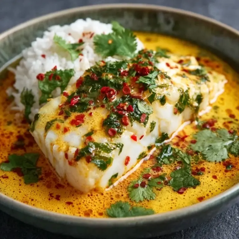 Coconut Curry Baked Cod Recipe