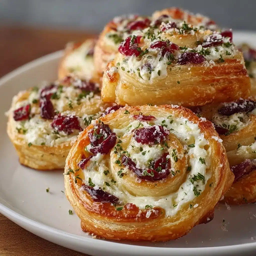 Cranberry Cream Cheese Pinwheels: A Festive Delight! Recipe - Recipe Image
