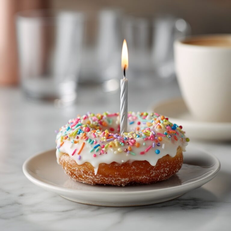 Birthday Cake Protein Donuts Recipe