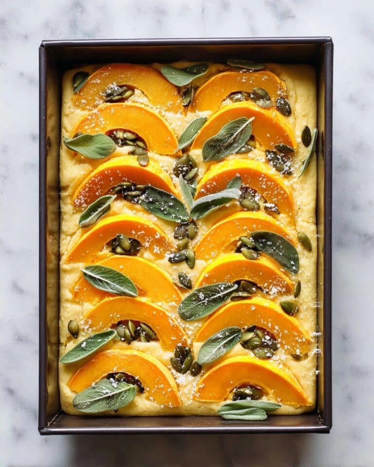 Pumpkin Focaccia with Sage, Pumpkin Seeds, and Flaky Salt Recipe
