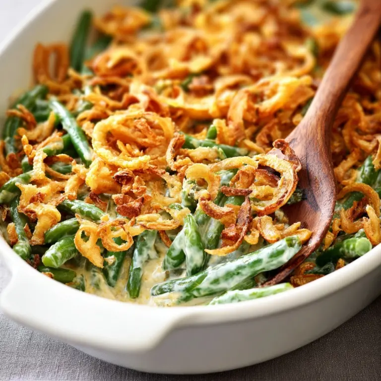 The Best Green Bean Casserole Recipe
