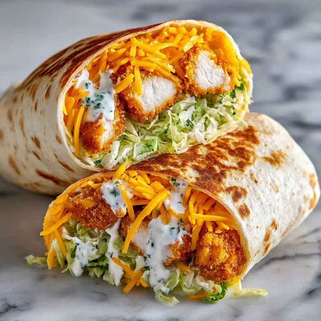 crispy chicken ranch snack wrap Recipe - Recipe Image