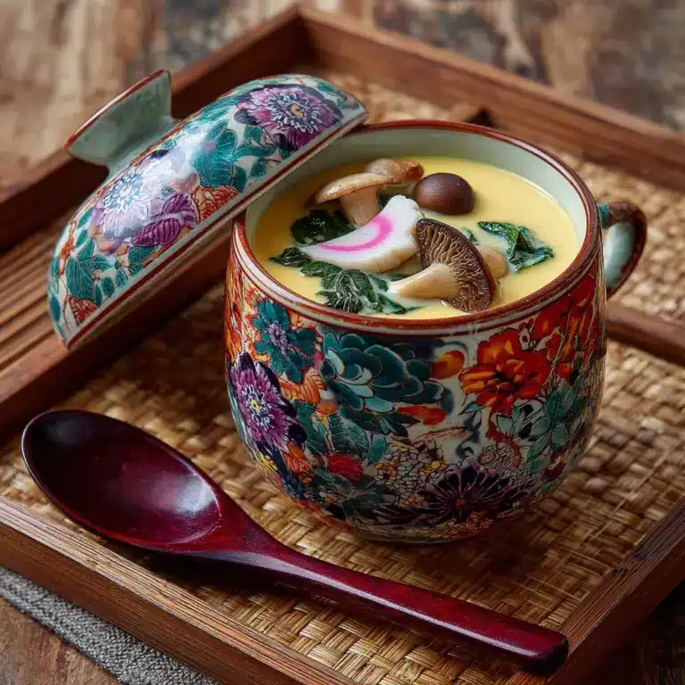 Chawanmushi (Japanese Savory Steamed Egg Custard) Recipe