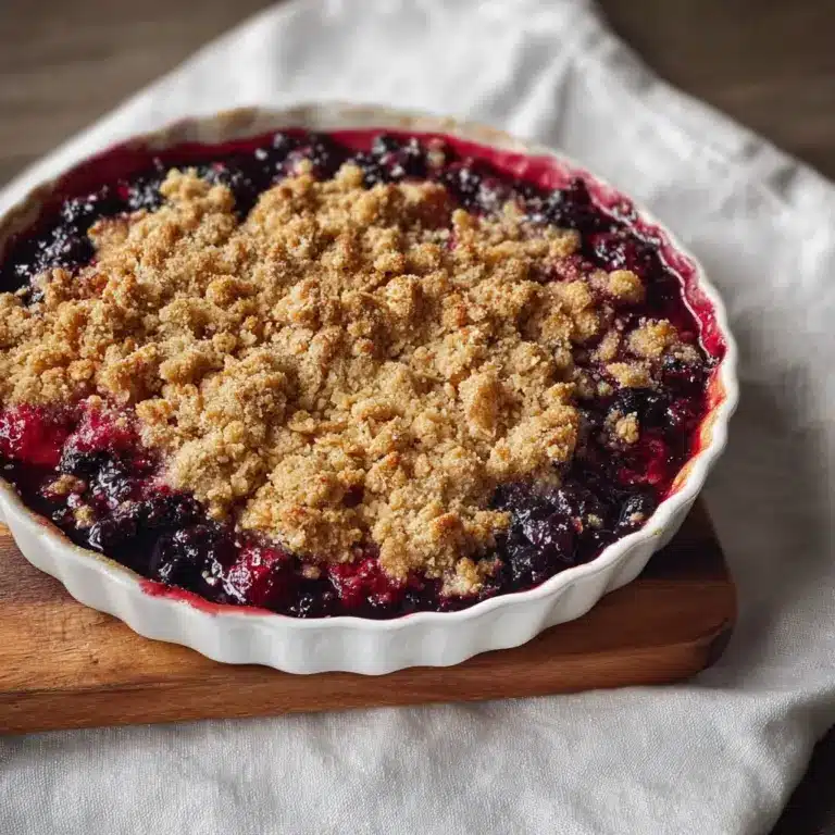 Healthy Baked Berry Crisp Recipe