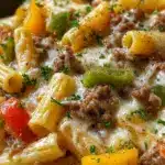Philly Cheesesteak Pasta Recipe
