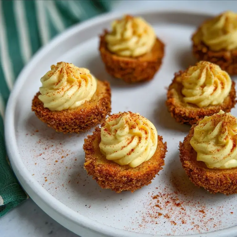 Cajun Style Fried Deviled Eggs Recipe
