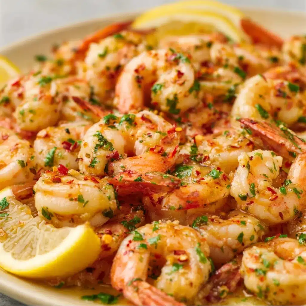 Easy Creamy Garlic Shrimp recipe