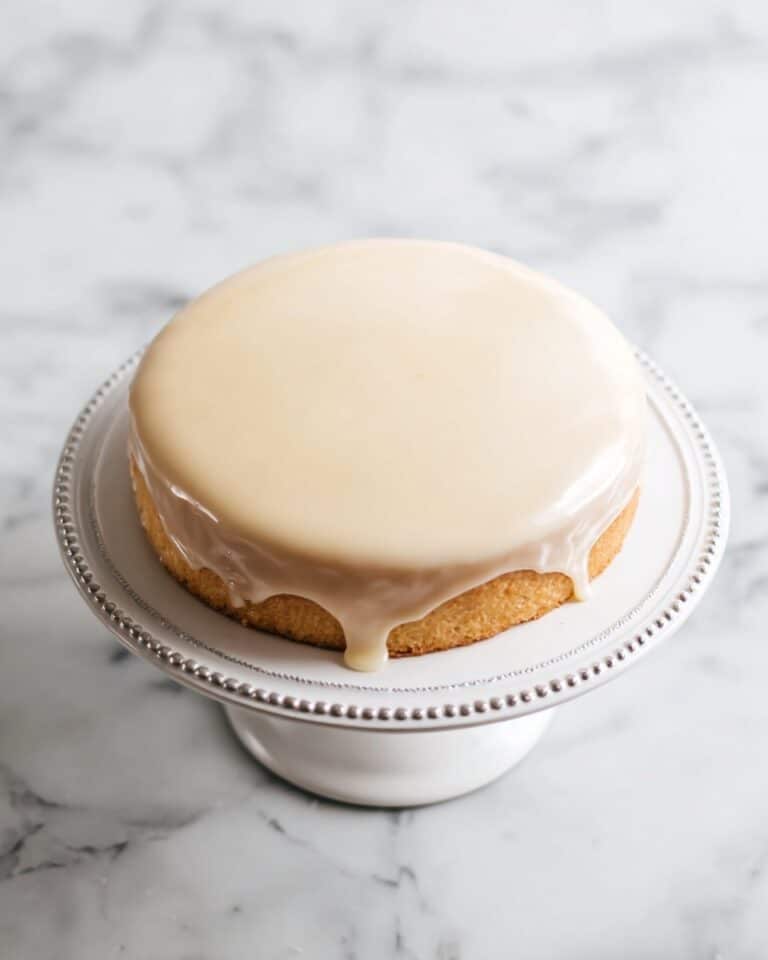 White Mirror Glaze Cake Recipe