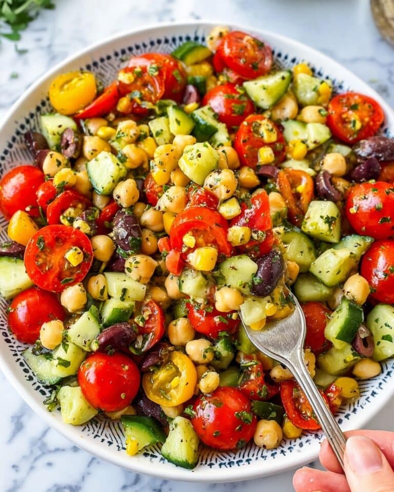 Chickpea Cucumber Salad with Life-Changing Marinade Recipe