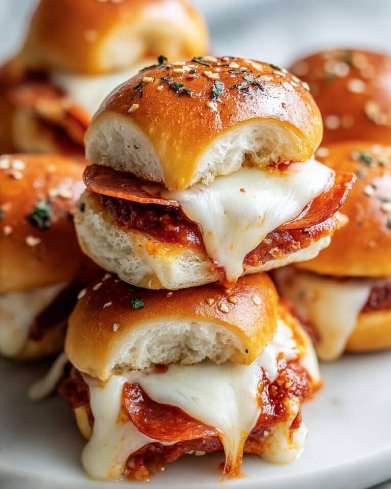 Pepperoni Pizza Sliders Recipe