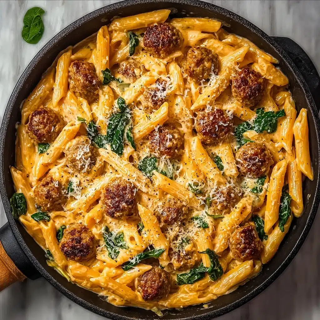 One Pot Creamy Cajun Sausage Pasta (30-Minutes) Recipe