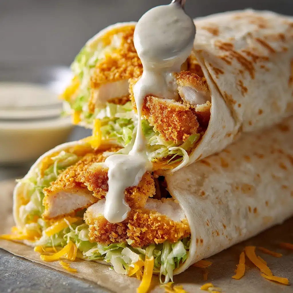 crispy chicken ranch snack wrap Recipe - Recipe Image