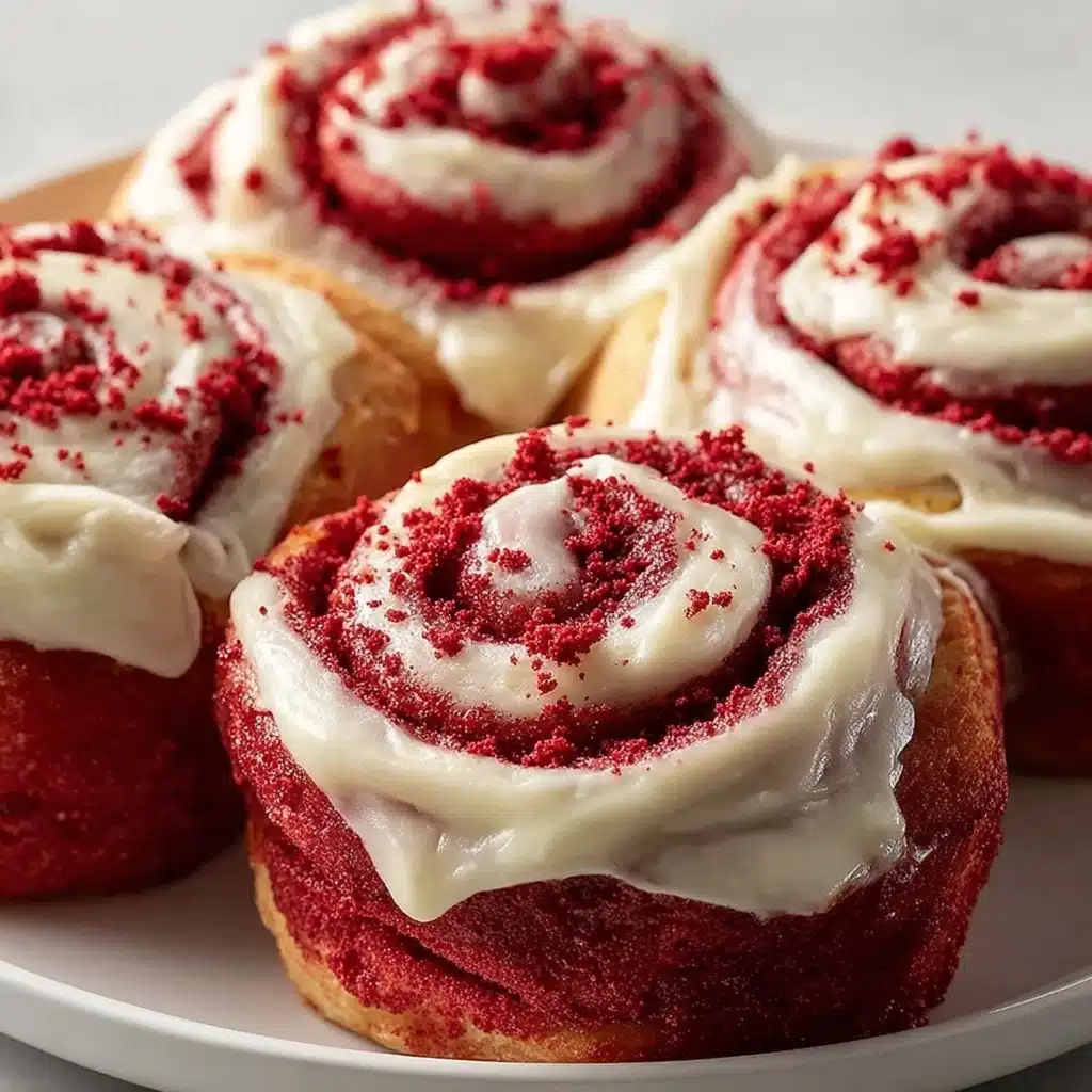 Red Velvet Cinnamon Rolls Recipe