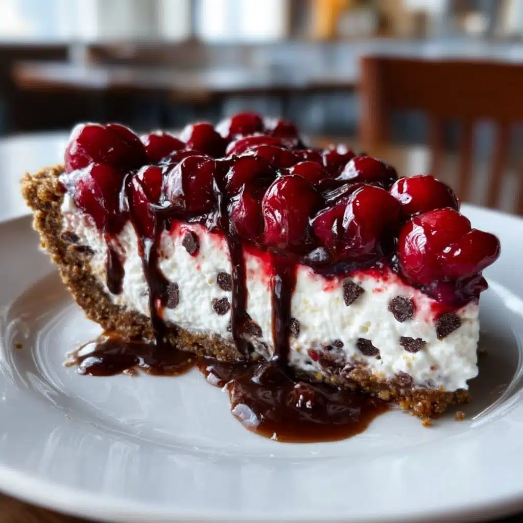 No Bake Easy Cherry Chocolate Chip Pie: 6 Simple Steps Recipe