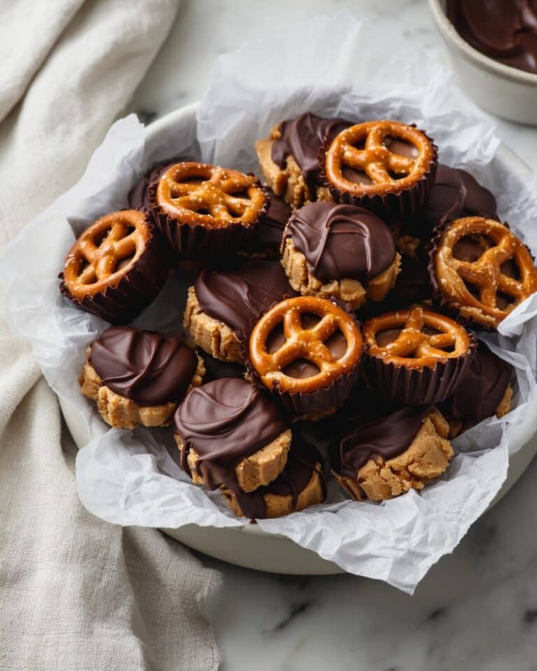 Healthy Peanut Butter Pretzel Bites Recipe