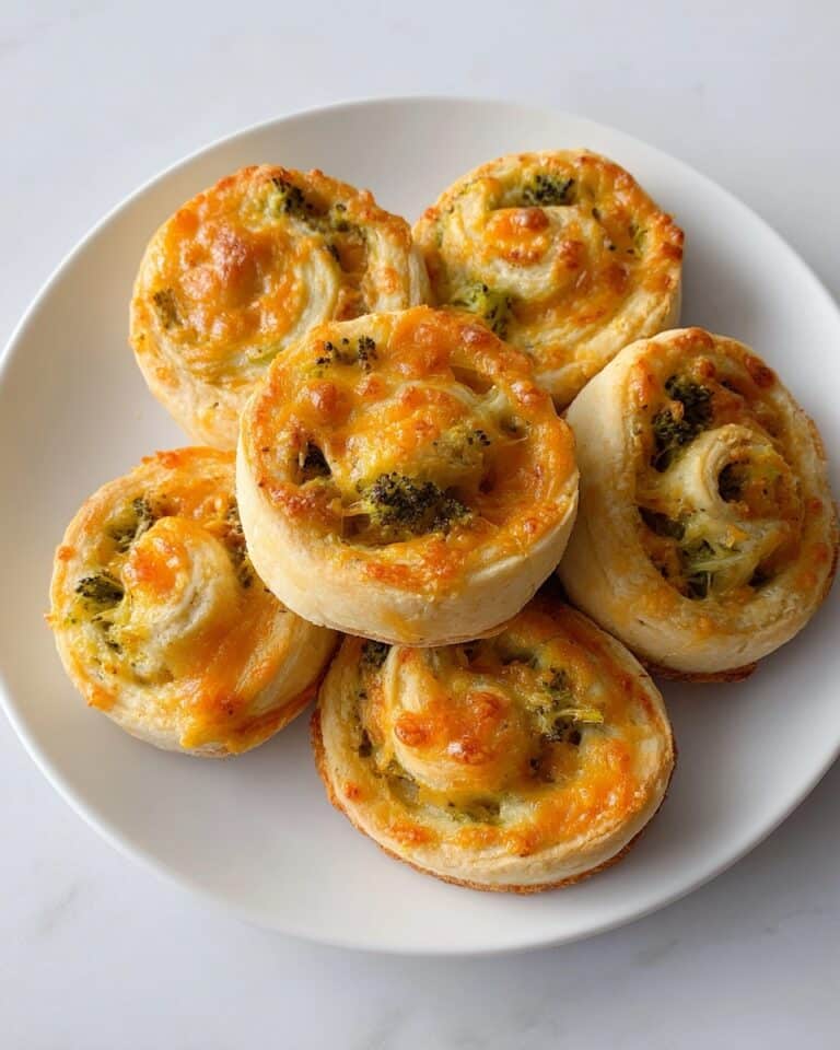 Broccoli Cheese Pinwheels Recipe