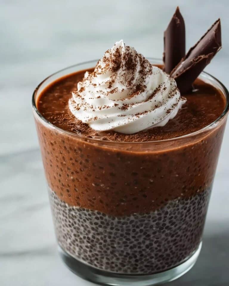 High Protein Chocolate Chia Pudding Recipe