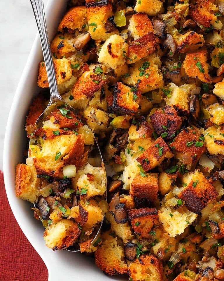 Garlic Butter Stuffing Recipe