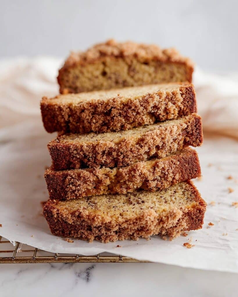 Banana Bread With Streusel Topping Recipe
