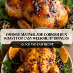 Simple Orange Marmalade Cornish Hen Recipe