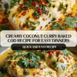 Coconut Curry Baked Cod Recipe