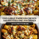 Garlic Parmesan Chicken and Potatoes (One-Pan Dinner) Recipe