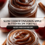 Slow Cooker Cinnamon Apple Butter Recipe