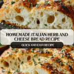 Italian Herbs and Cheese Bread Recipe