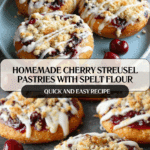 Cherry Streusel Pastries (German Kirschtaler) Recipe