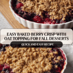 Healthy Baked Berry Crisp Recipe