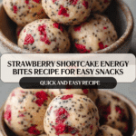 Strawberry Shortcake Energy Bites Recipe