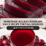 Jellied Cranberry Sauce {canned or refrigerated} Recipe