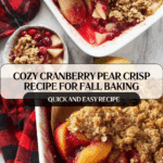 Cranberry Pear Crisp Recipe