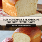 Easy Homemade Bread Recipe