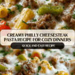 Philly Cheesesteak Pasta Recipe