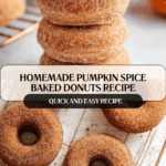 Pumpkin Spice Baked Donuts Recipe