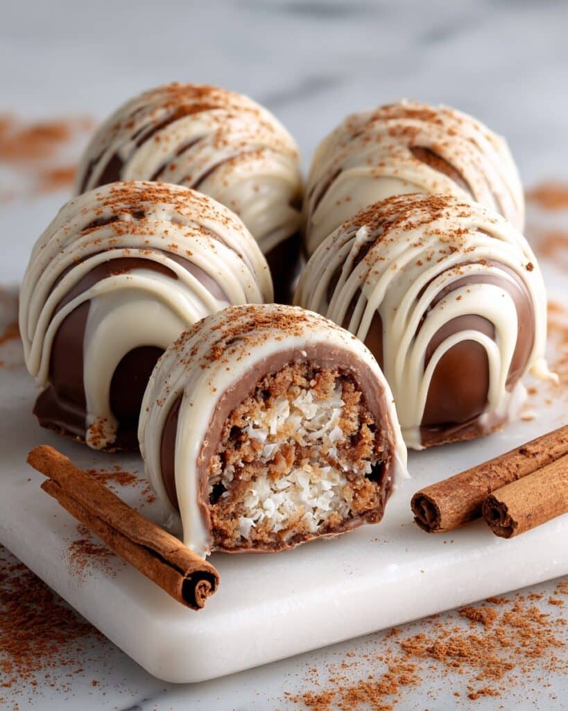 Cinnamon Roll Truffles Recipe