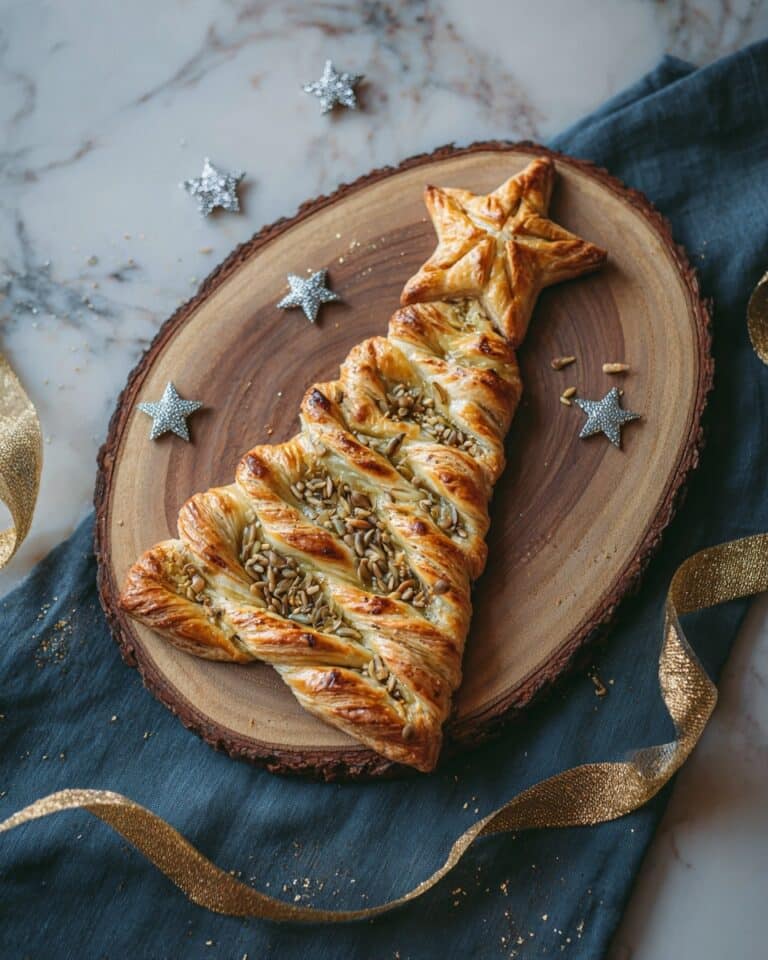 Puff Pastry Christmas Tree Appetizer Recipe